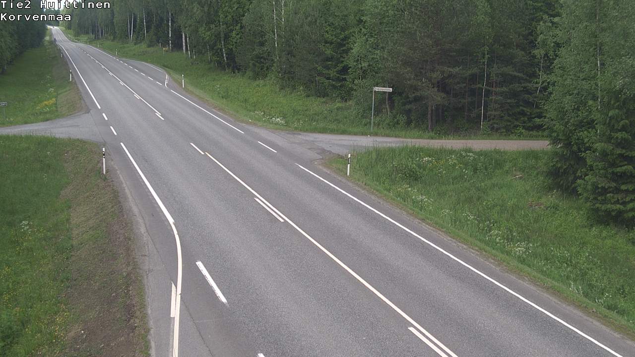 Weather Camera Image Väg 2 Huittinen, Korvenmaa, Huittinen, Satakunta