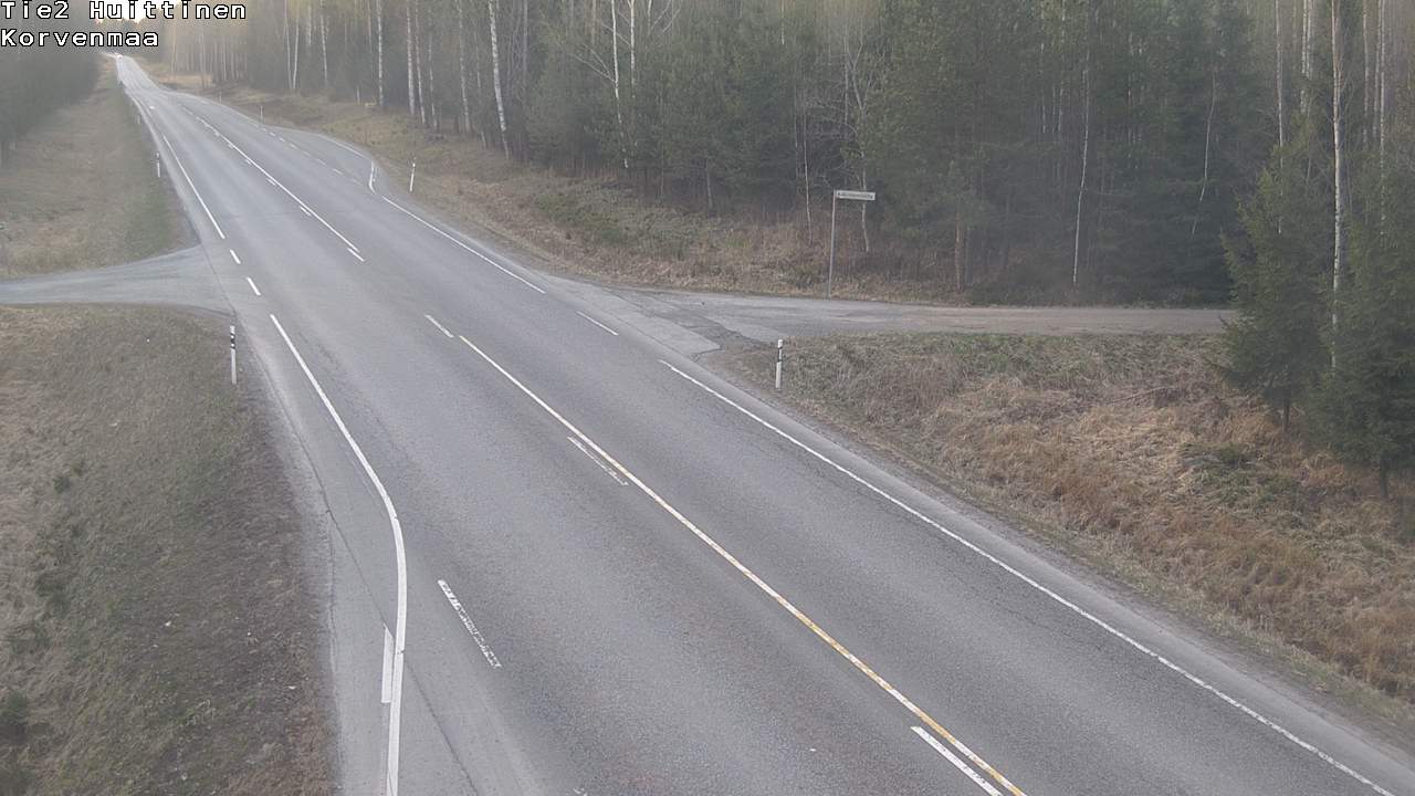 Weather Camera Image Road 2 Huittinen, Korvenmaa, Huittinen, Satakunta