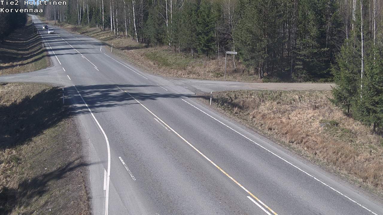 Weather Camera Image Road 2 Huittinen, Korvenmaa, Huittinen, Satakunta