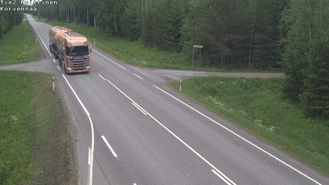 Weather Camera Image Road 2 Huittinen, Korvenmaa, Huittinen, Satakunta