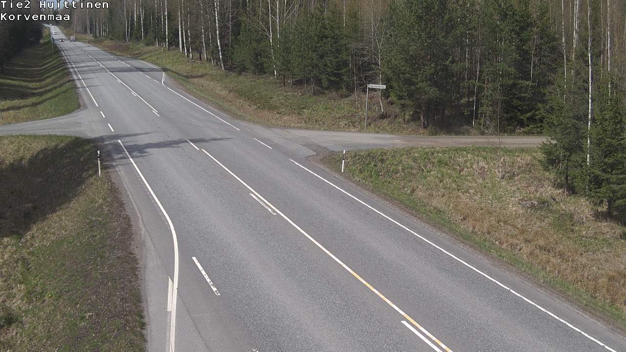 Weather Camera Image Väg 2 Huittinen, Korvenmaa, Huittinen, Satakunta