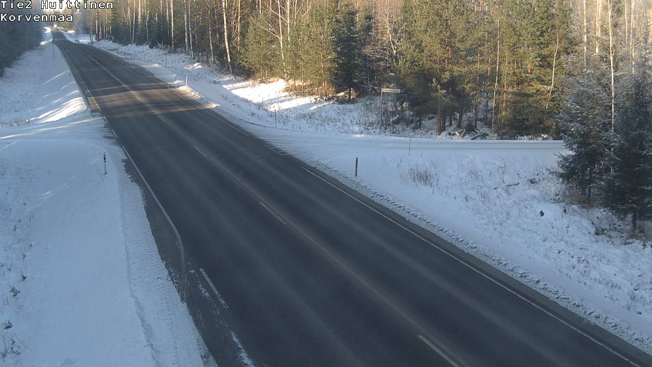 Weather Camera Image Road 2 Huittinen, Korvenmaa, Huittinen, Satakunta