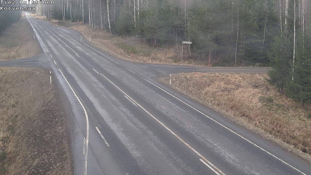 Weather Camera Image Väg 2 Huittinen, Korvenmaa, Huittinen, Satakunta