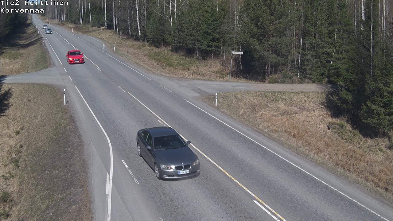 Weather Camera Image Road 2 Huittinen, Korvenmaa, Huittinen, Satakunta