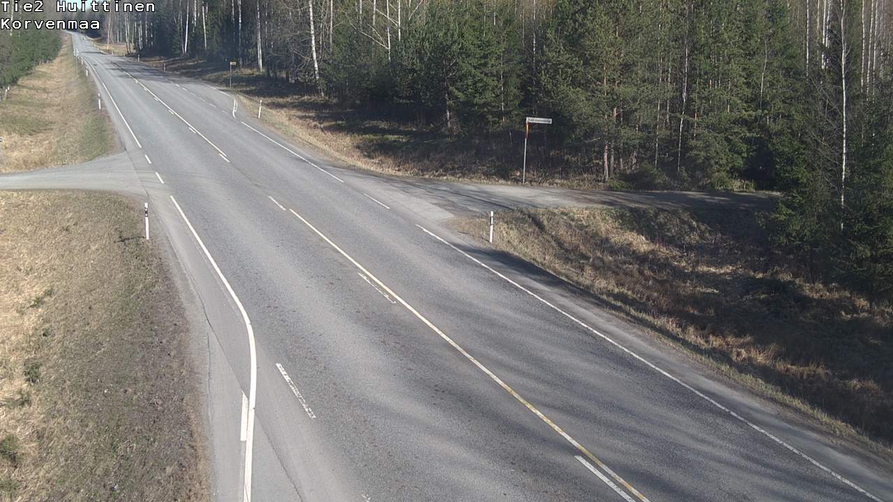 Weather Camera Image Road 2 Huittinen, Korvenmaa, Huittinen, Satakunta