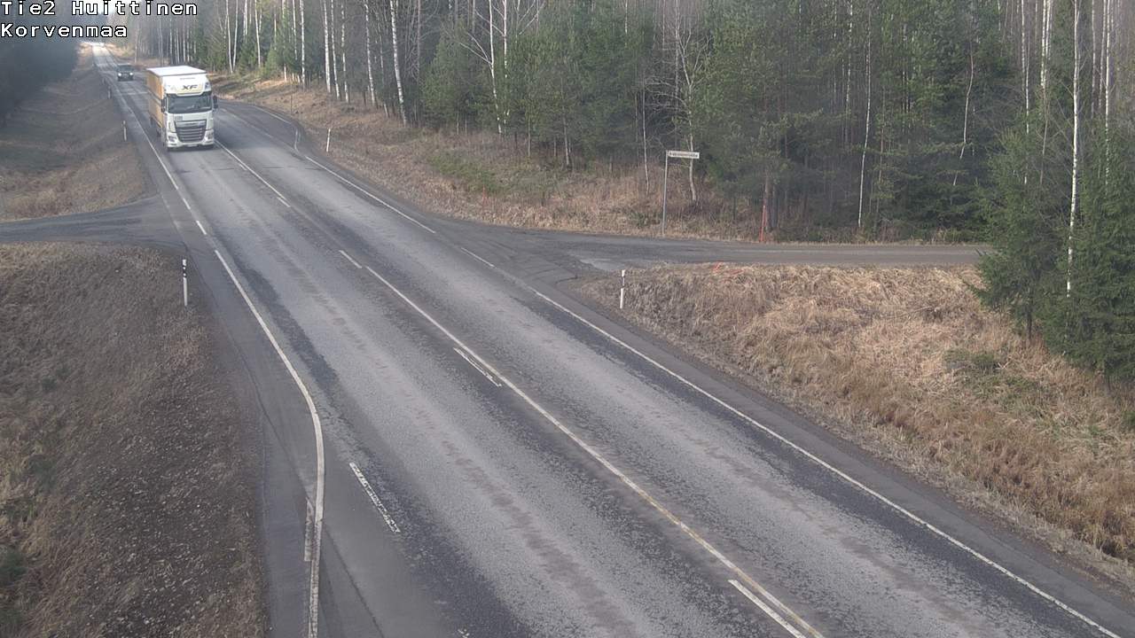 Weather Camera Image Väg 2 Huittinen, Korvenmaa, Huittinen, Satakunta