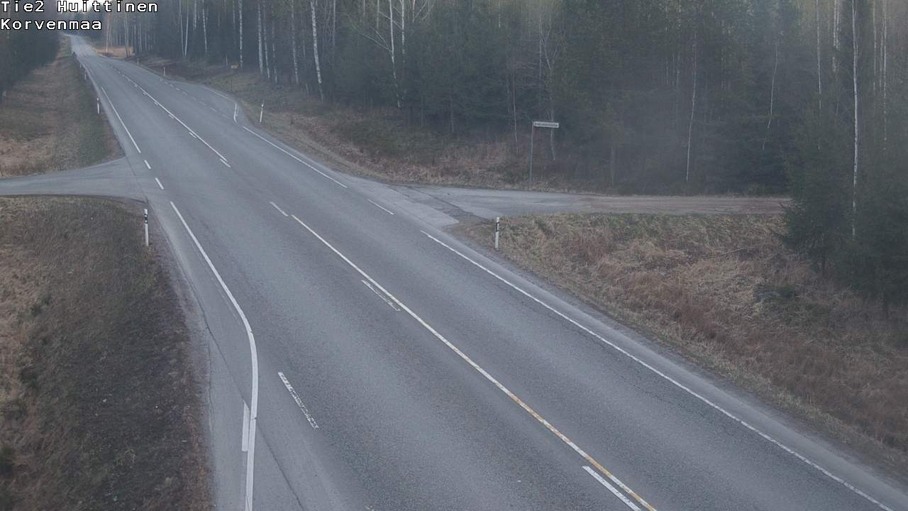 Weather Camera Image Road 2 Huittinen, Korvenmaa, Huittinen, Satakunta