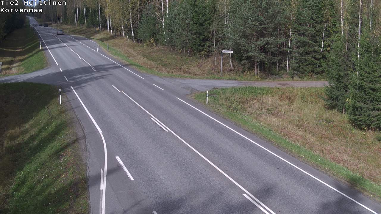 Weather Camera Image Road 2 Huittinen, Korvenmaa, Huittinen, Satakunta