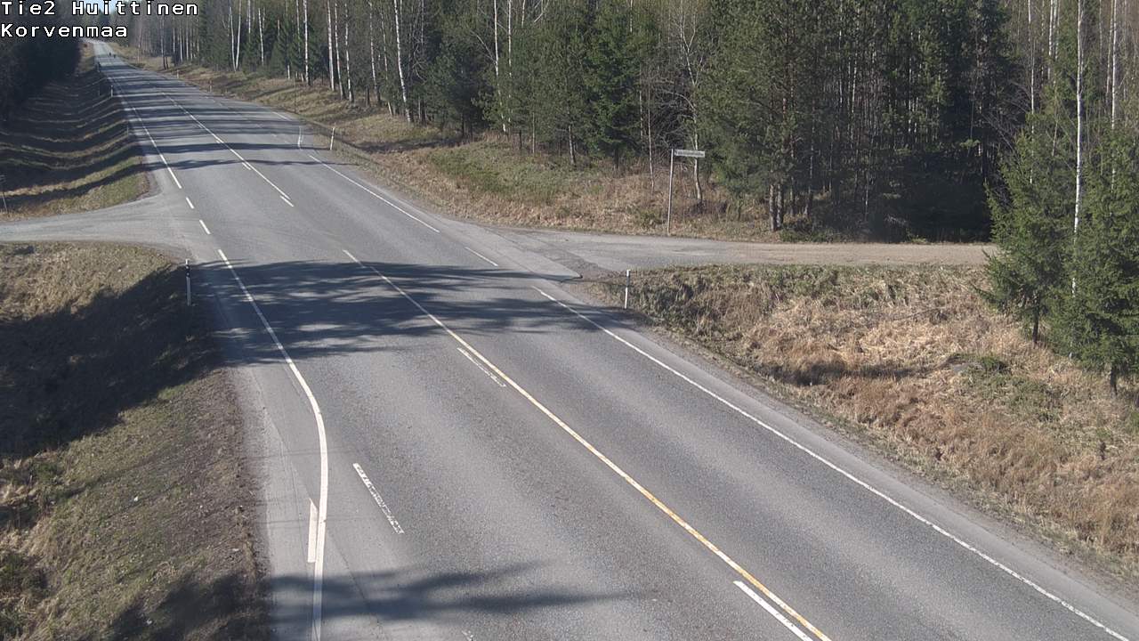 Weather Camera Image Road 2 Huittinen, Korvenmaa, Huittinen, Satakunta