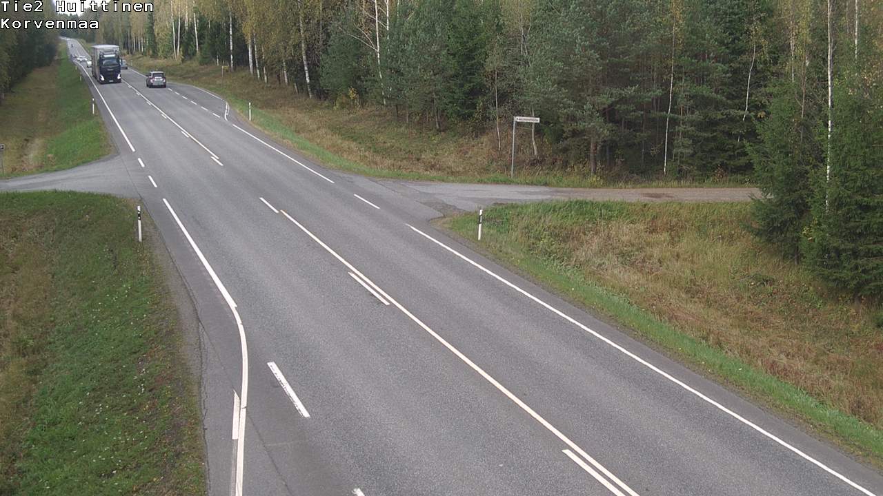 Weather Camera Image Väg 2 Huittinen, Korvenmaa, Huittinen, Satakunta