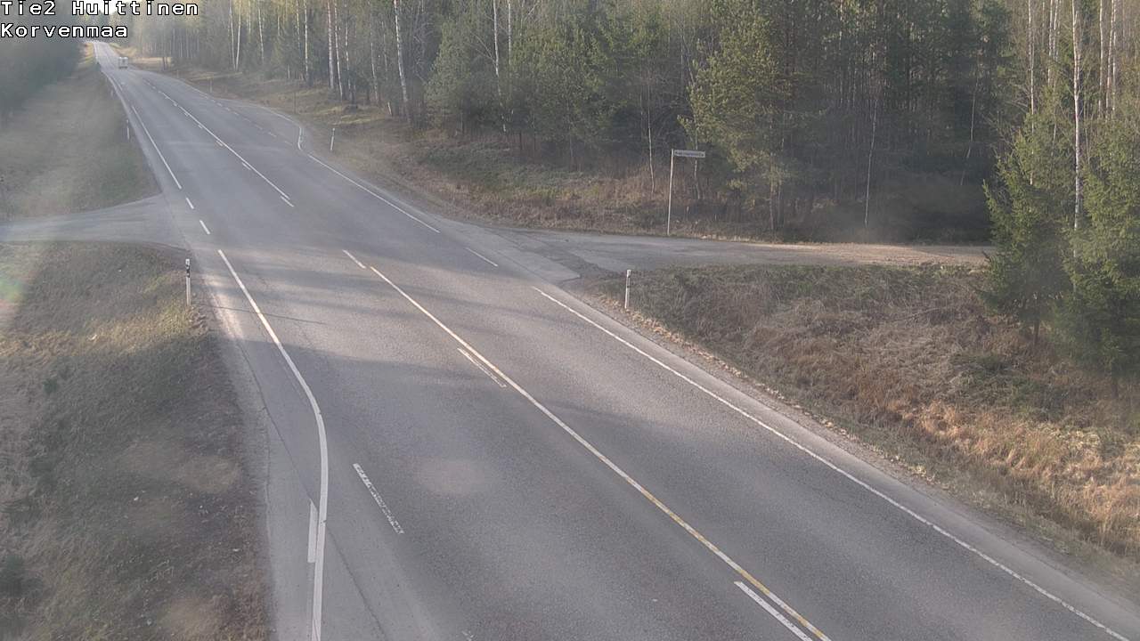 Weather Camera Image Road 2 Huittinen, Korvenmaa, Huittinen, Satakunta