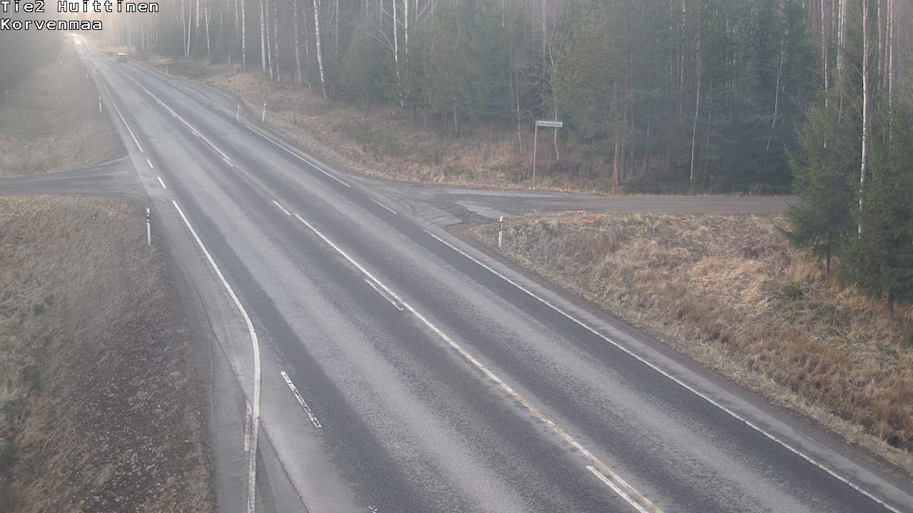 Weather Camera Image Road 2 Huittinen, Korvenmaa, Huittinen, Satakunta