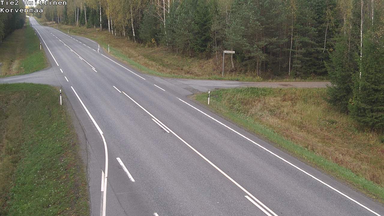 Weather Camera Image Road 2 Huittinen, Korvenmaa, Huittinen, Satakunta