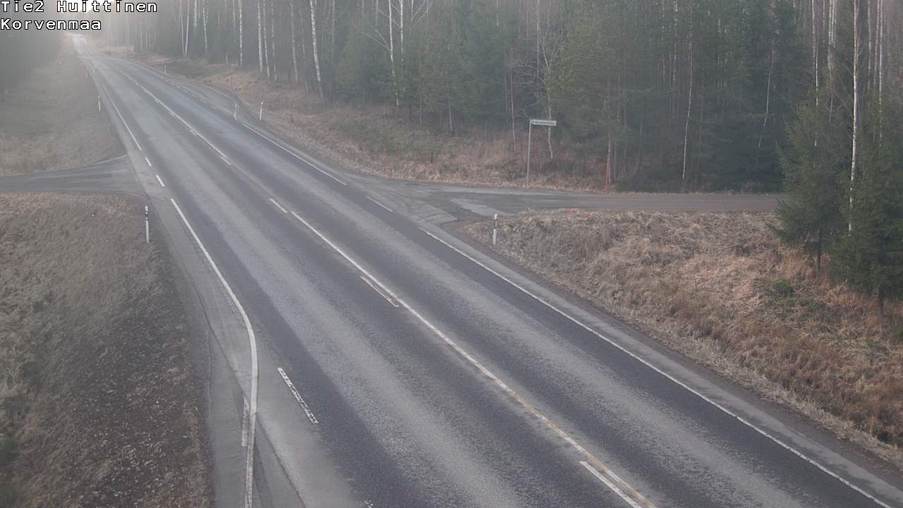 Weather Camera Image Road 2 Huittinen, Korvenmaa, Huittinen, Satakunta