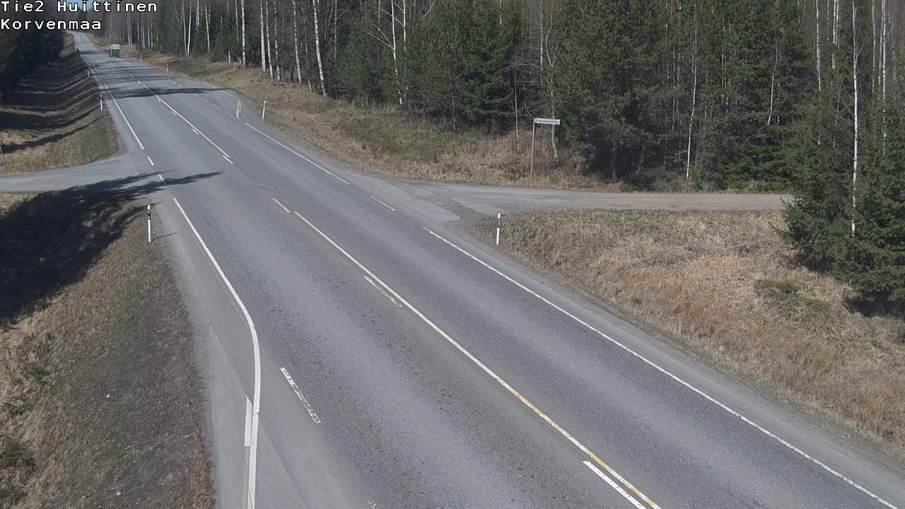 Weather Camera Image Road 2 Huittinen, Korvenmaa, Huittinen, Satakunta