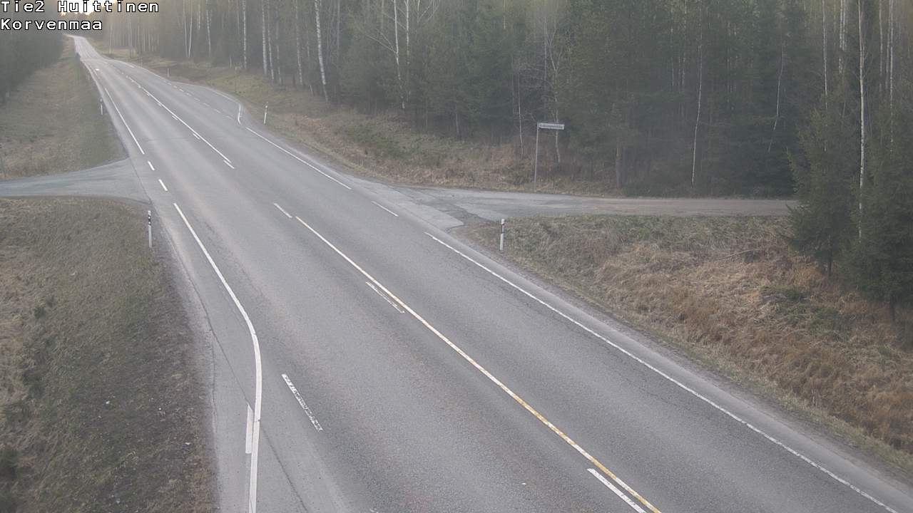 Weather Camera Image Road 2 Huittinen, Korvenmaa, Huittinen, Satakunta