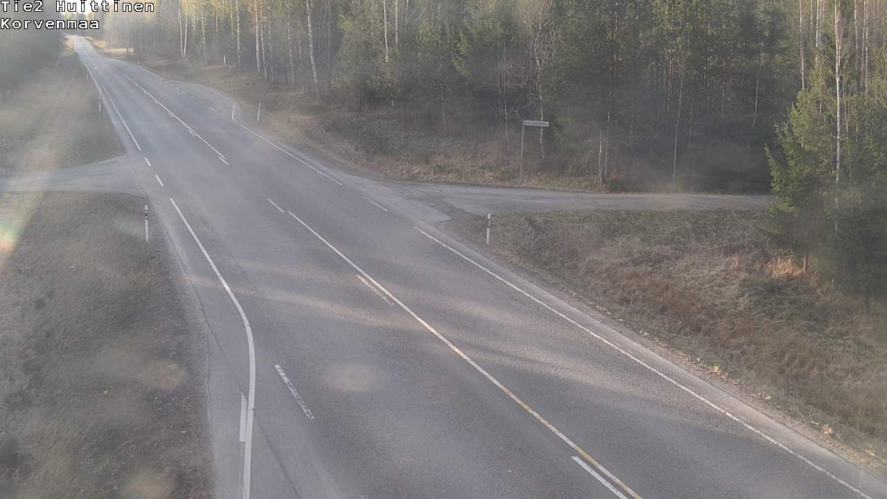 Weather Camera Image Road 2 Huittinen, Korvenmaa, Huittinen, Satakunta