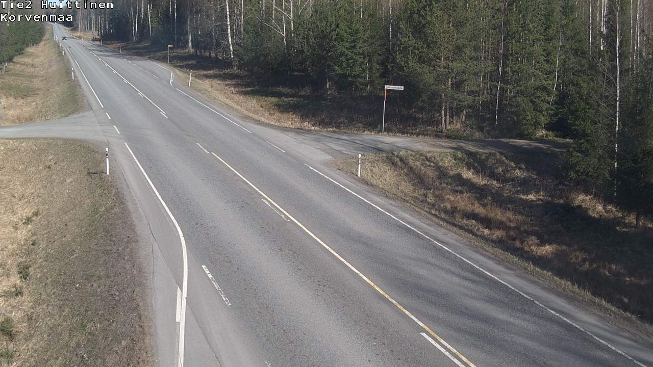 Weather Camera Image Road 2 Huittinen, Korvenmaa, Huittinen, Satakunta