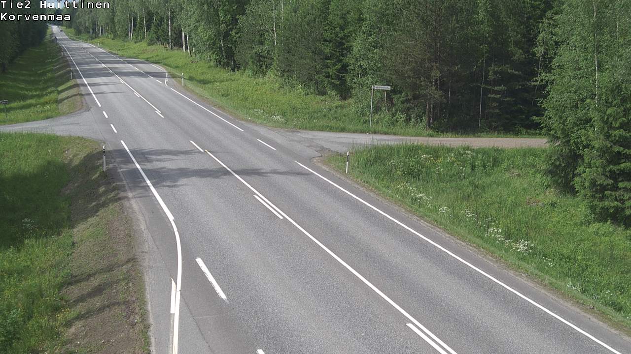 Weather Camera Image Väg 2 Huittinen, Korvenmaa, Huittinen, Satakunta