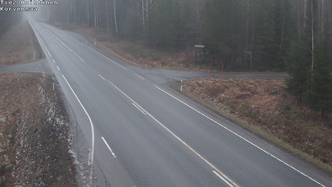 Weather Camera Image Väg 2 Huittinen, Korvenmaa, Huittinen, Satakunta