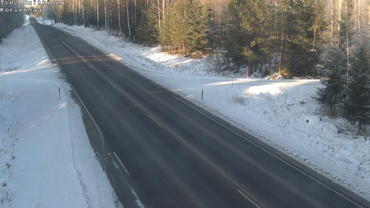 Weather Camera Image Väg 2 Huittinen, Korvenmaa, Huittinen, Satakunta