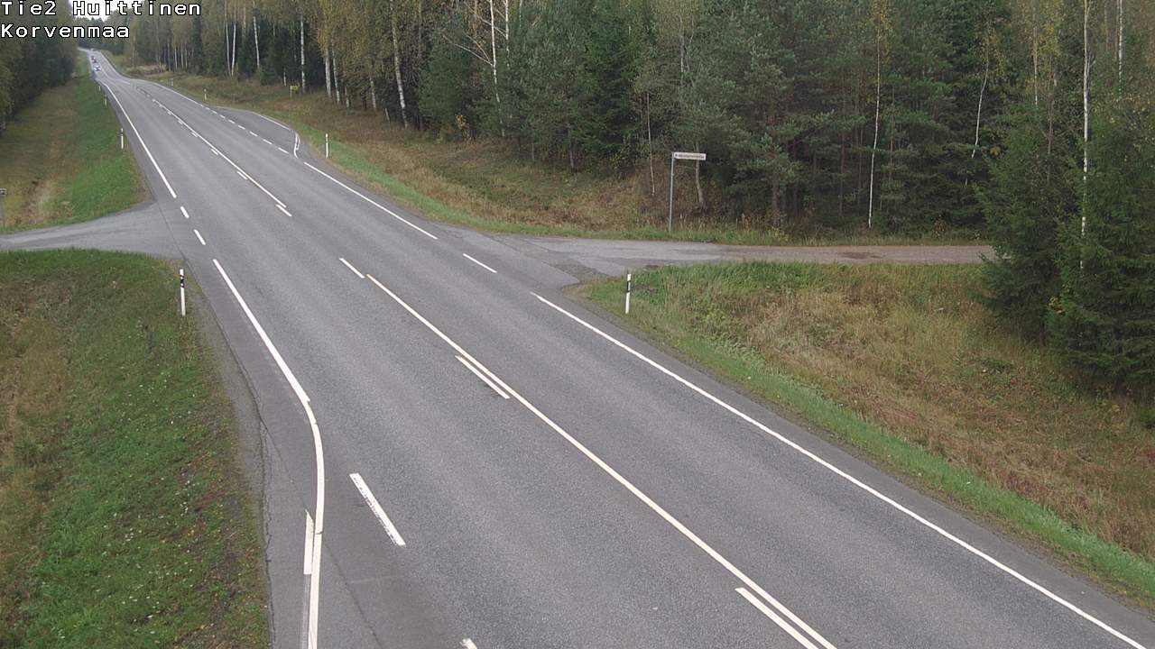 Weather Camera Image Väg 2 Huittinen, Korvenmaa, Huittinen, Satakunta