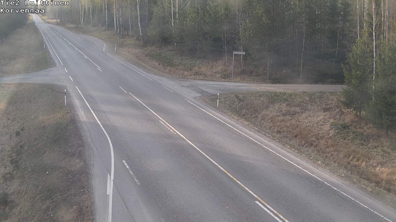 Weather Camera Image Road 2 Huittinen, Korvenmaa, Huittinen, Satakunta