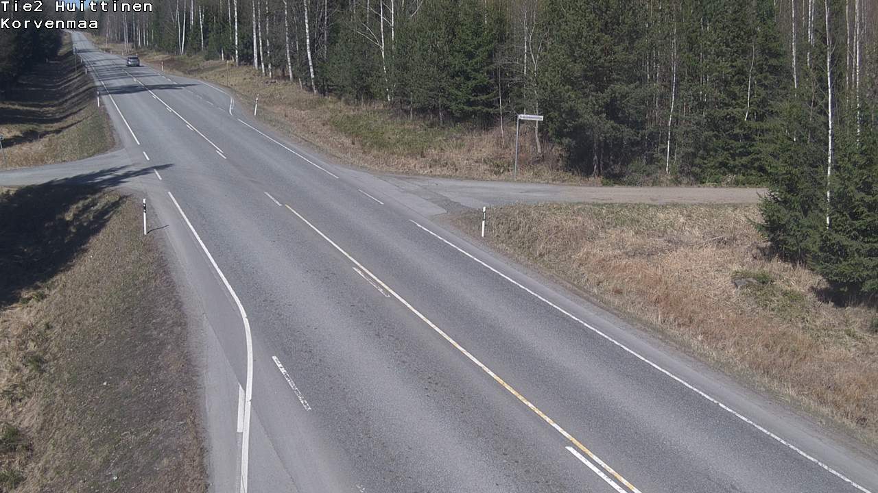 Weather Camera Image Road 2 Huittinen, Korvenmaa, Huittinen, Satakunta