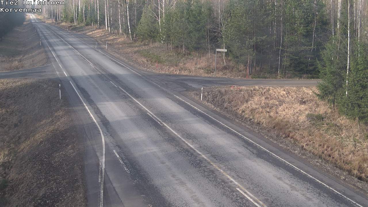 Weather Camera Image Väg 2 Huittinen, Korvenmaa, Huittinen, Satakunta