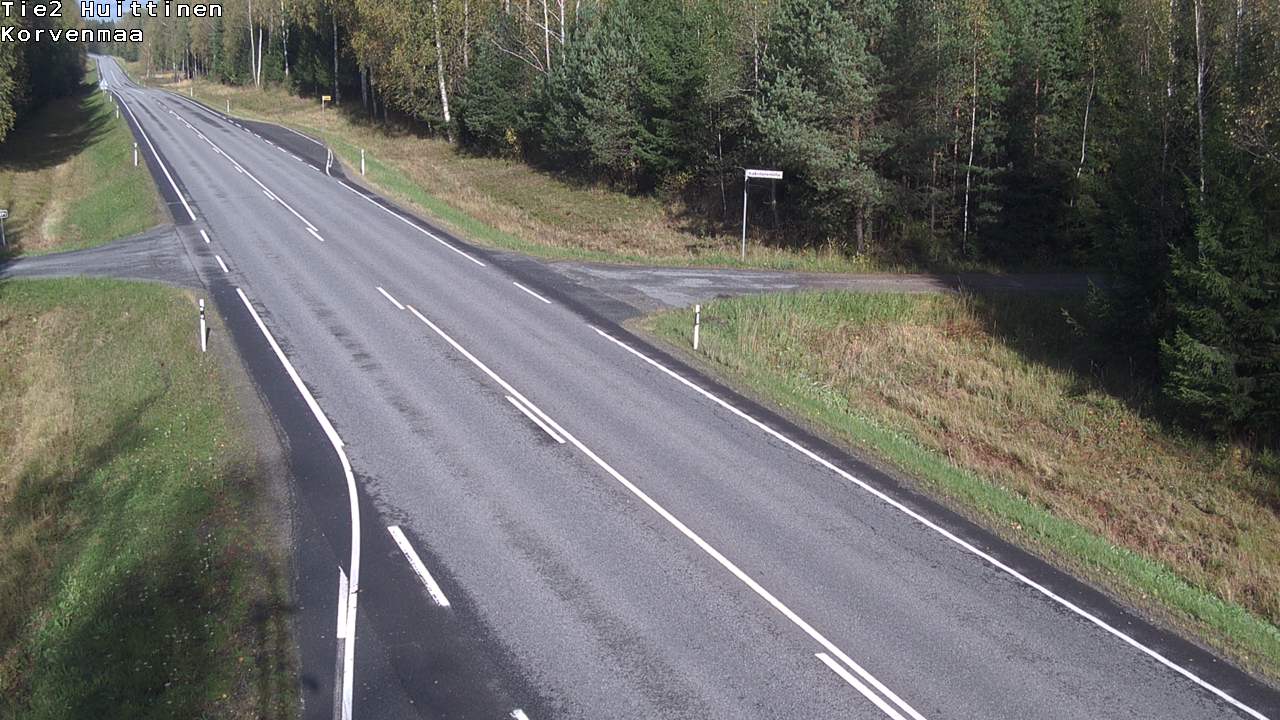 Weather Camera Image Road 2 Huittinen, Korvenmaa, Huittinen, Satakunta