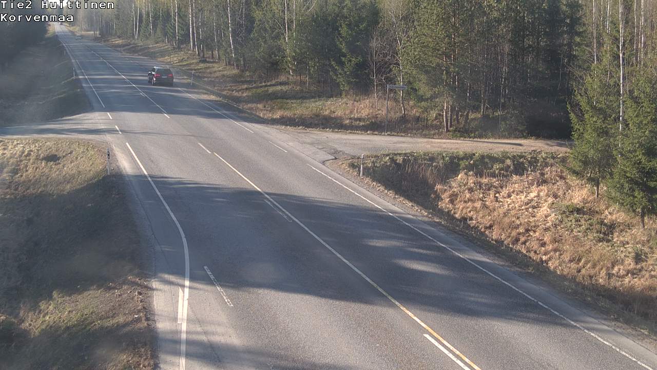 Weather Camera Image Road 2 Huittinen, Korvenmaa, Huittinen, Satakunta