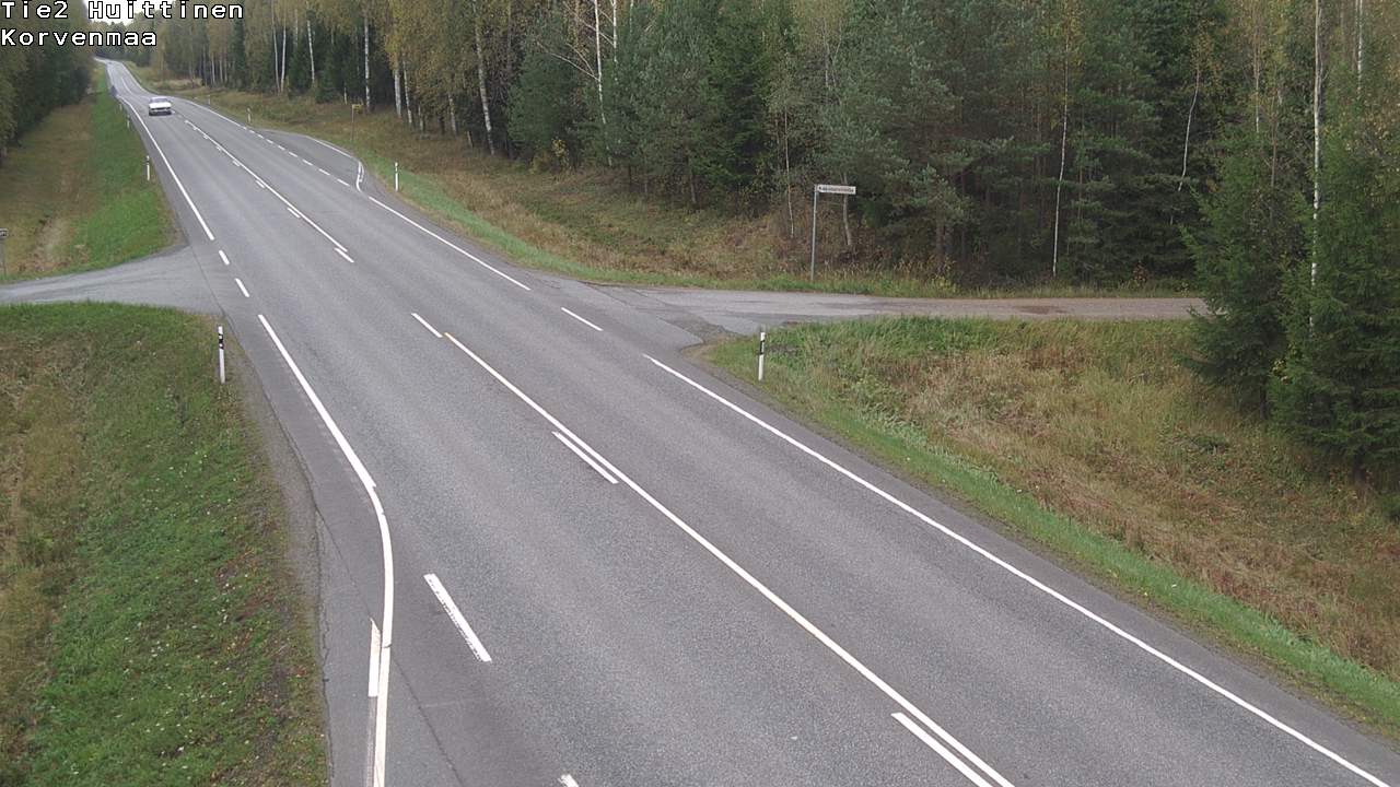 Weather Camera Image Väg 2 Huittinen, Korvenmaa, Huittinen, Satakunta