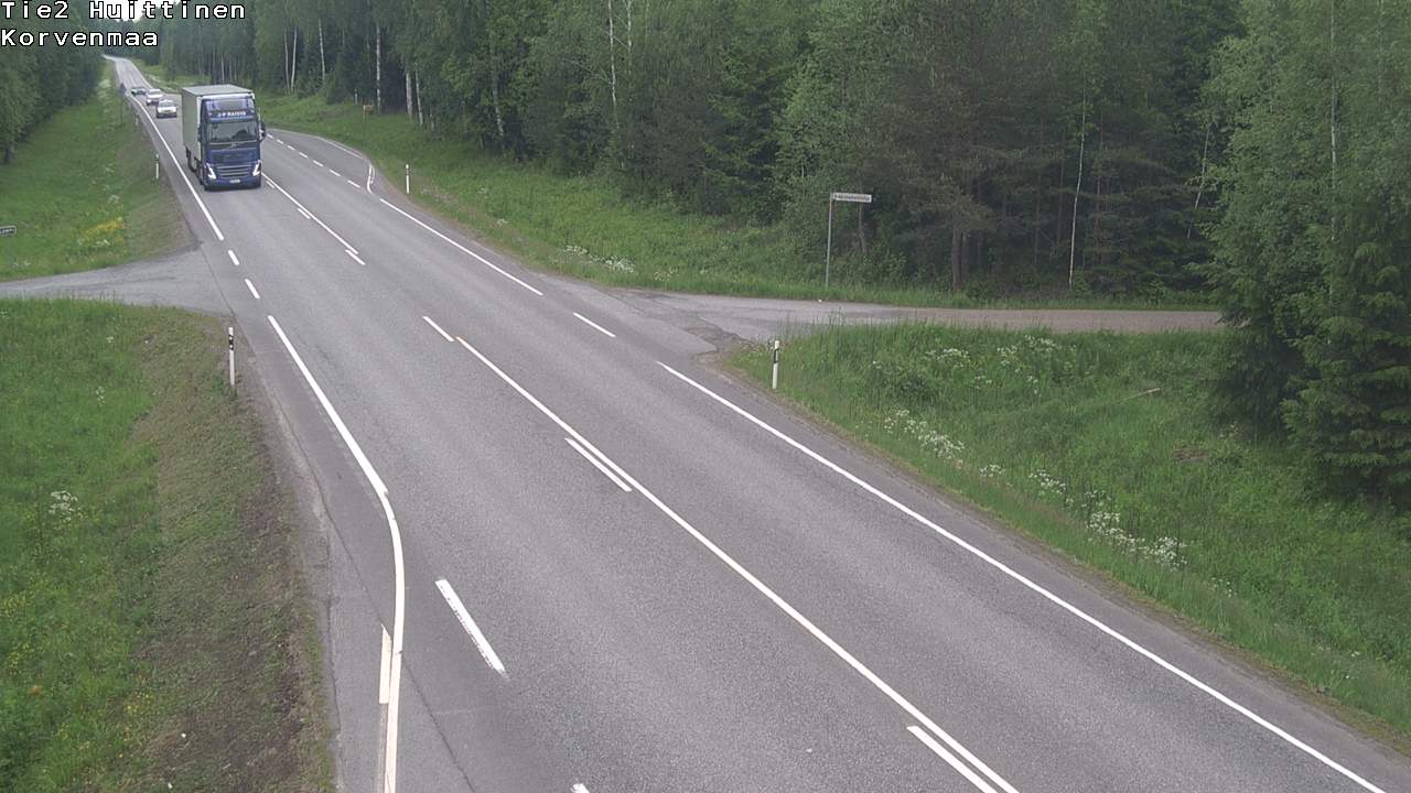 Weather Camera Image Road 2 Huittinen, Korvenmaa, Huittinen, Satakunta