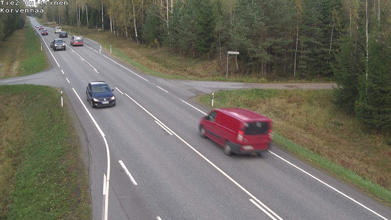 Weather Camera Image Road 2 Huittinen, Korvenmaa, Huittinen, Satakunta