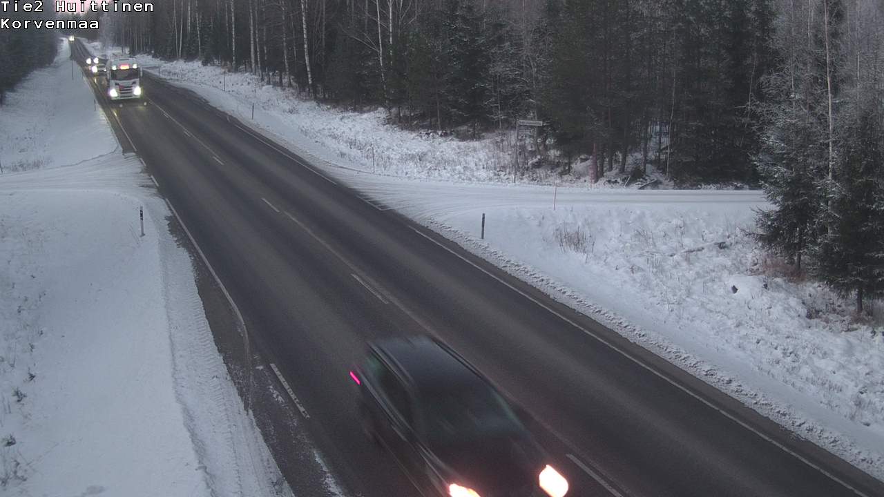 Weather Camera Image Road 2 Huittinen, Korvenmaa, Huittinen, Satakunta
