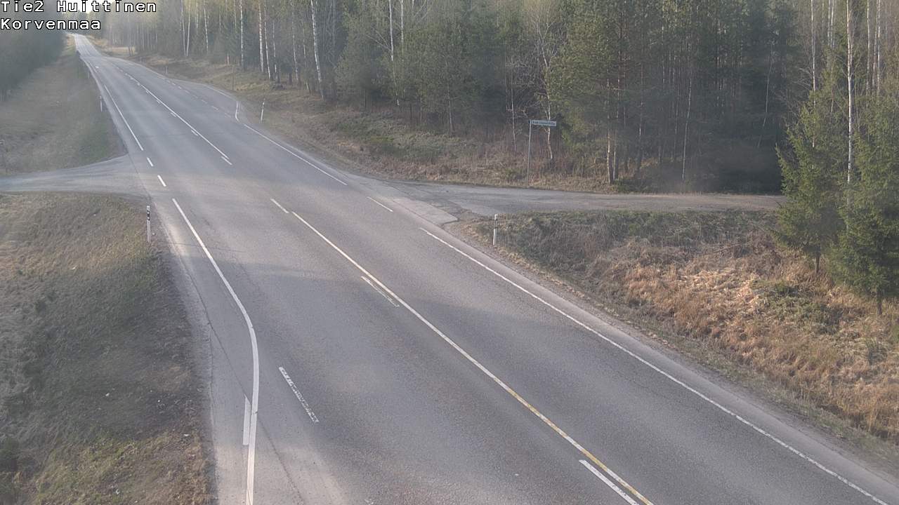 Weather Camera Image Road 2 Huittinen, Korvenmaa, Huittinen, Satakunta