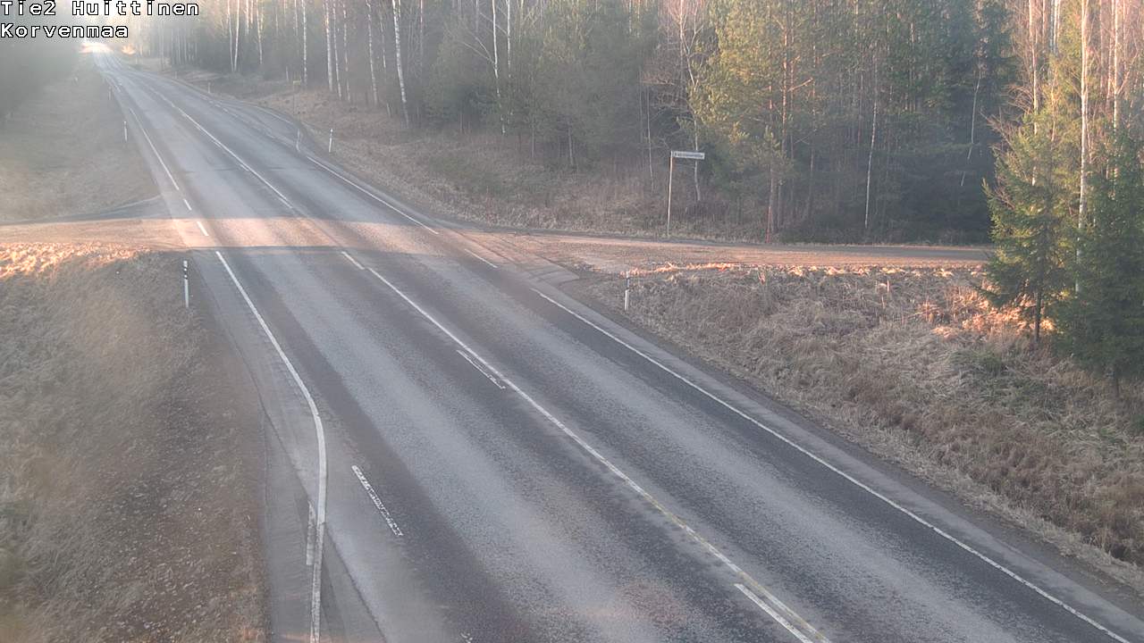 Weather Camera Image Road 2 Huittinen, Korvenmaa, Huittinen, Satakunta