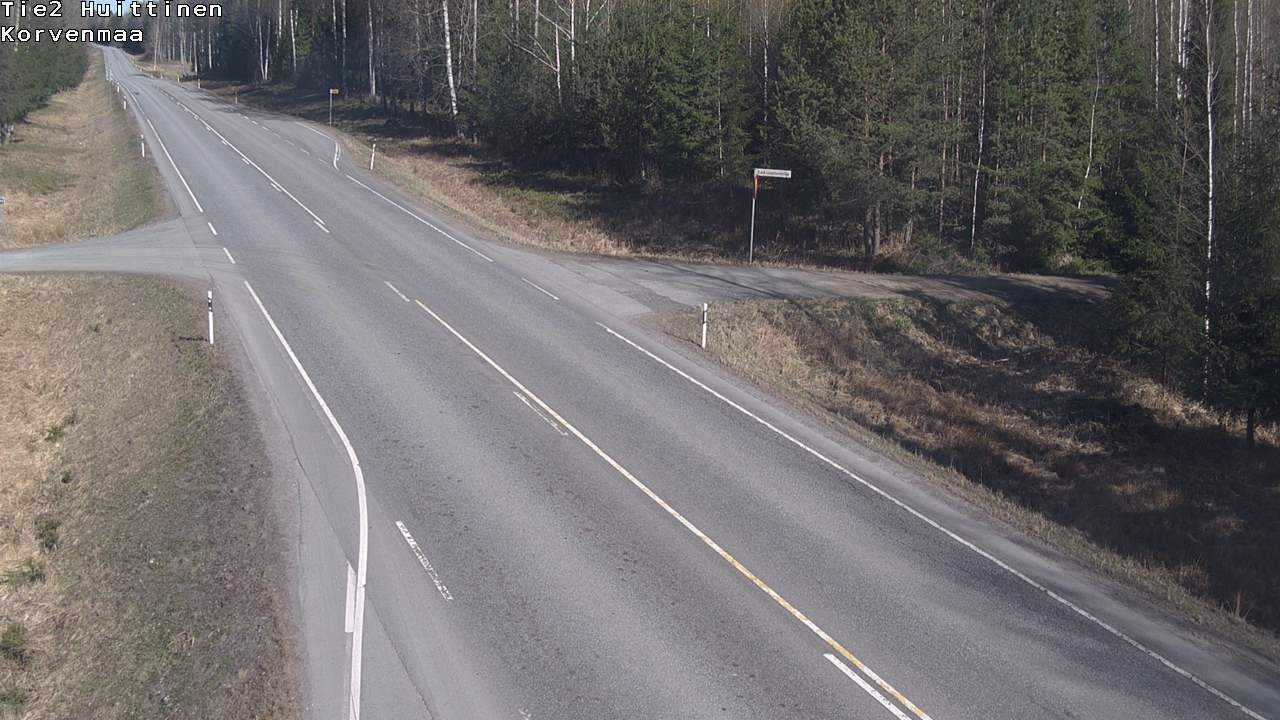Weather Camera Image Road 2 Huittinen, Korvenmaa, Huittinen, Satakunta