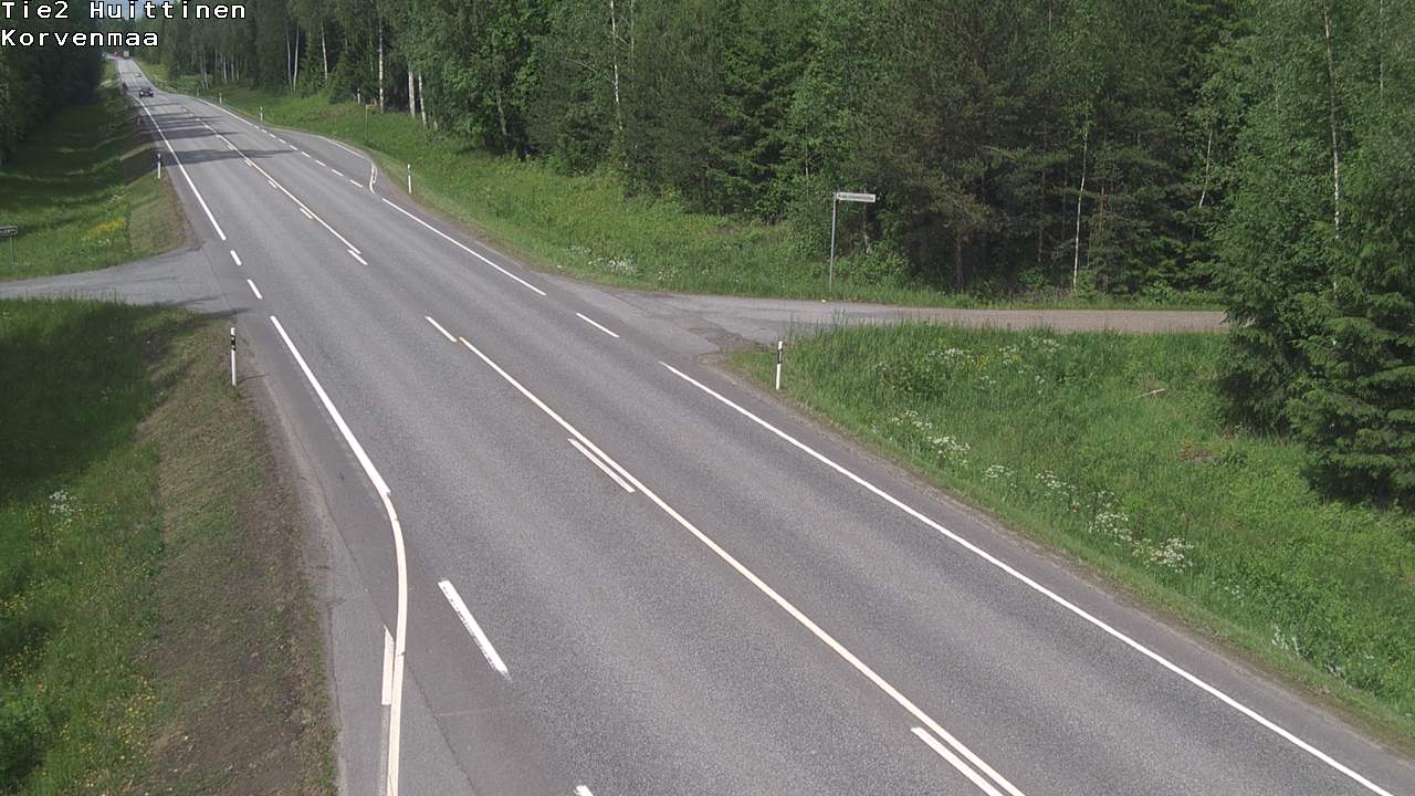 Weather Camera Image Road 2 Huittinen, Korvenmaa, Huittinen, Satakunta