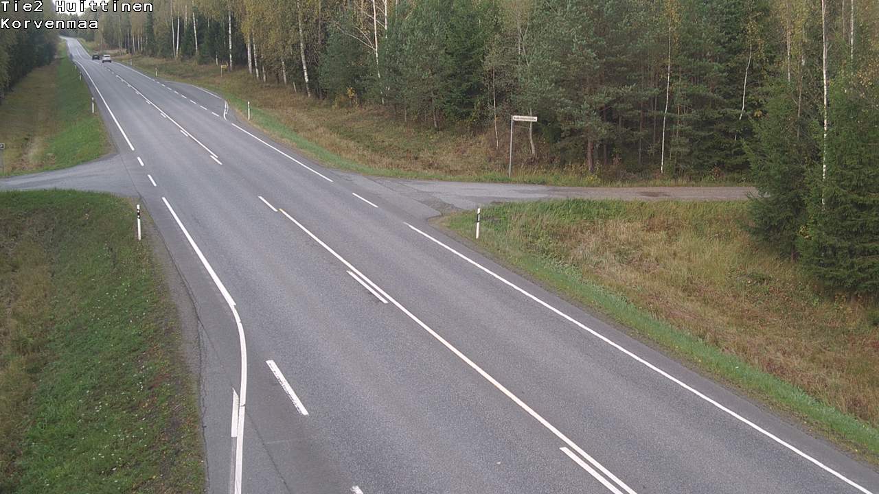 Weather Camera Image Väg 2 Huittinen, Korvenmaa, Huittinen, Satakunta