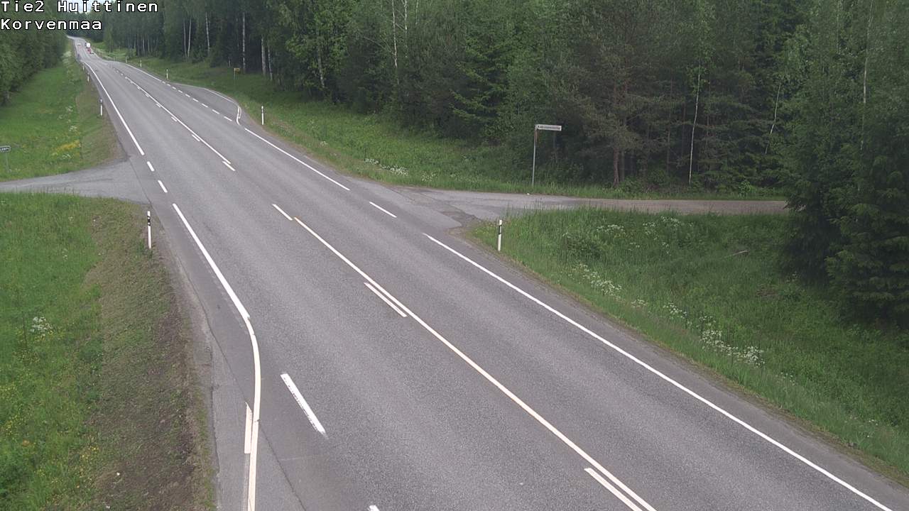 Weather Camera Image Road 2 Huittinen, Korvenmaa, Huittinen, Satakunta