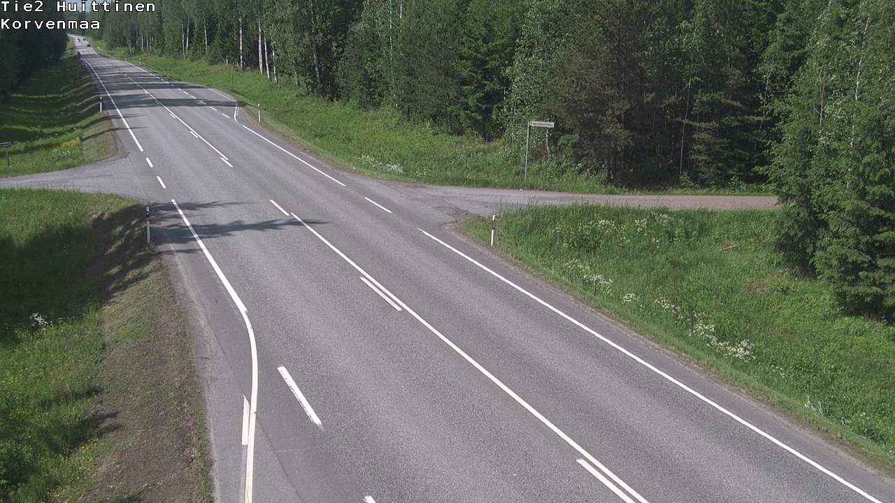 Weather Camera Image Väg 2 Huittinen, Korvenmaa, Huittinen, Satakunta