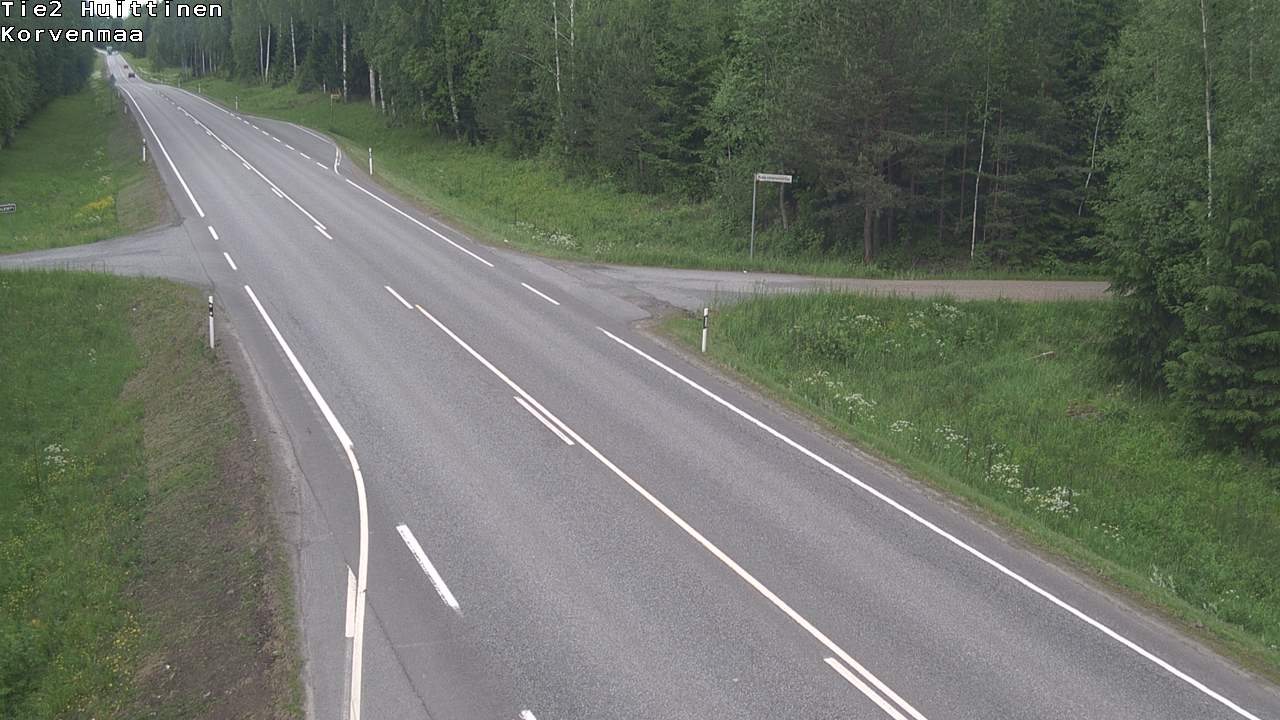 Weather Camera Image Road 2 Huittinen, Korvenmaa, Huittinen, Satakunta