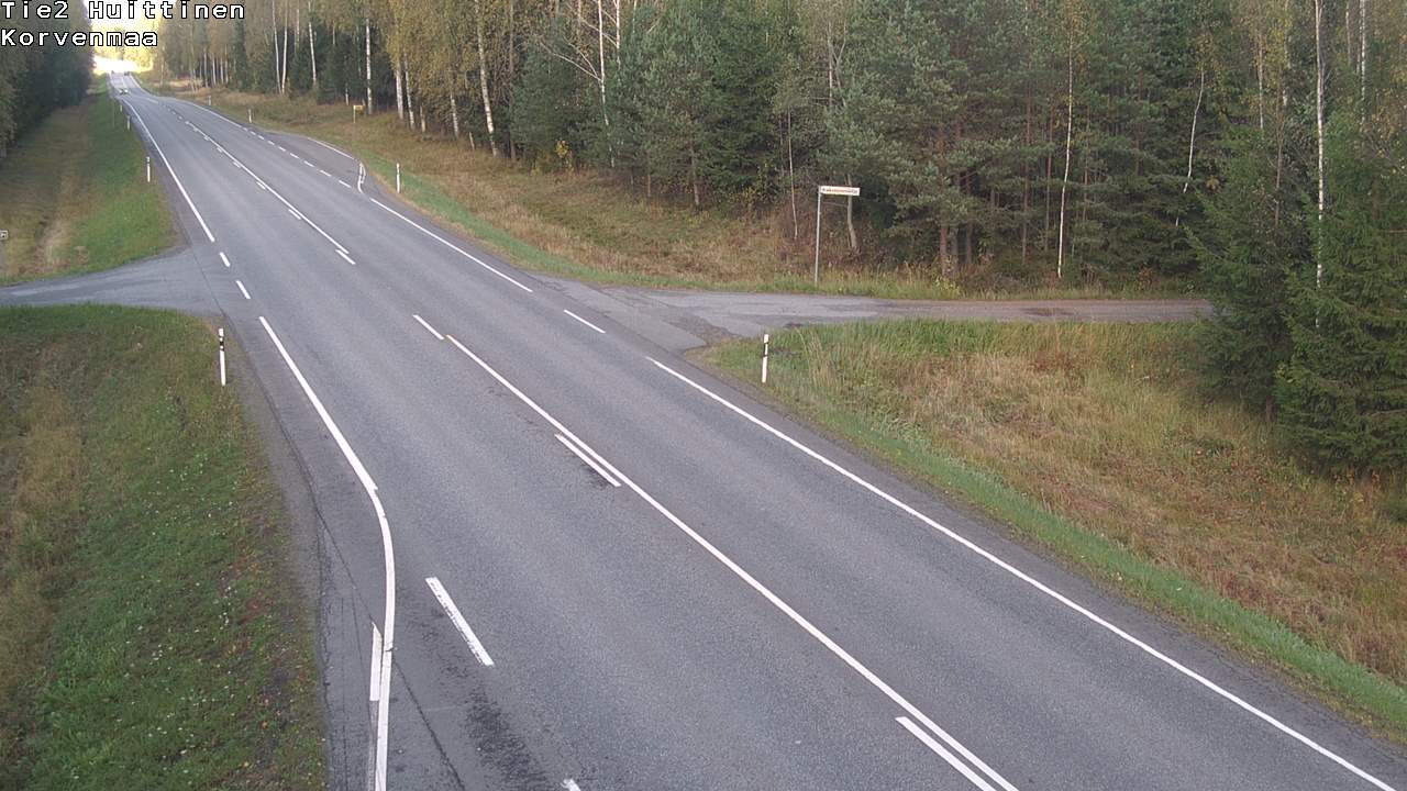 Weather Camera Image Road 2 Huittinen, Korvenmaa, Huittinen, Satakunta