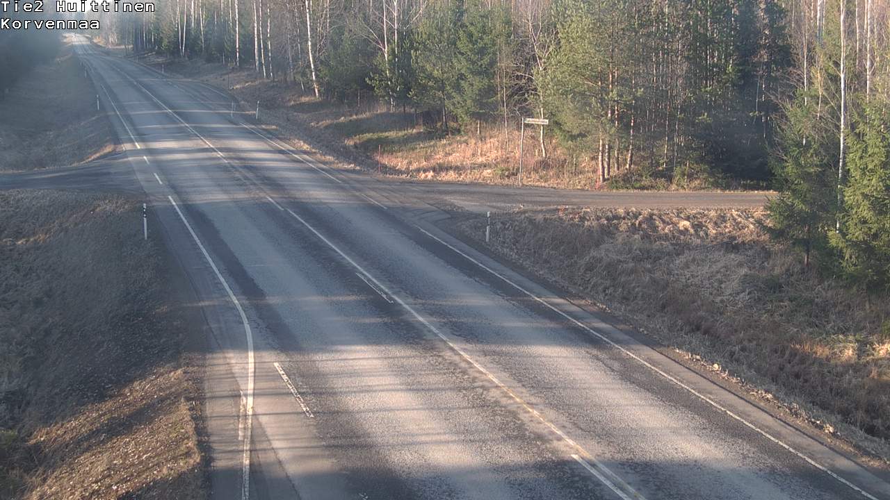Weather Camera Image Väg 2 Huittinen, Korvenmaa, Huittinen, Satakunta