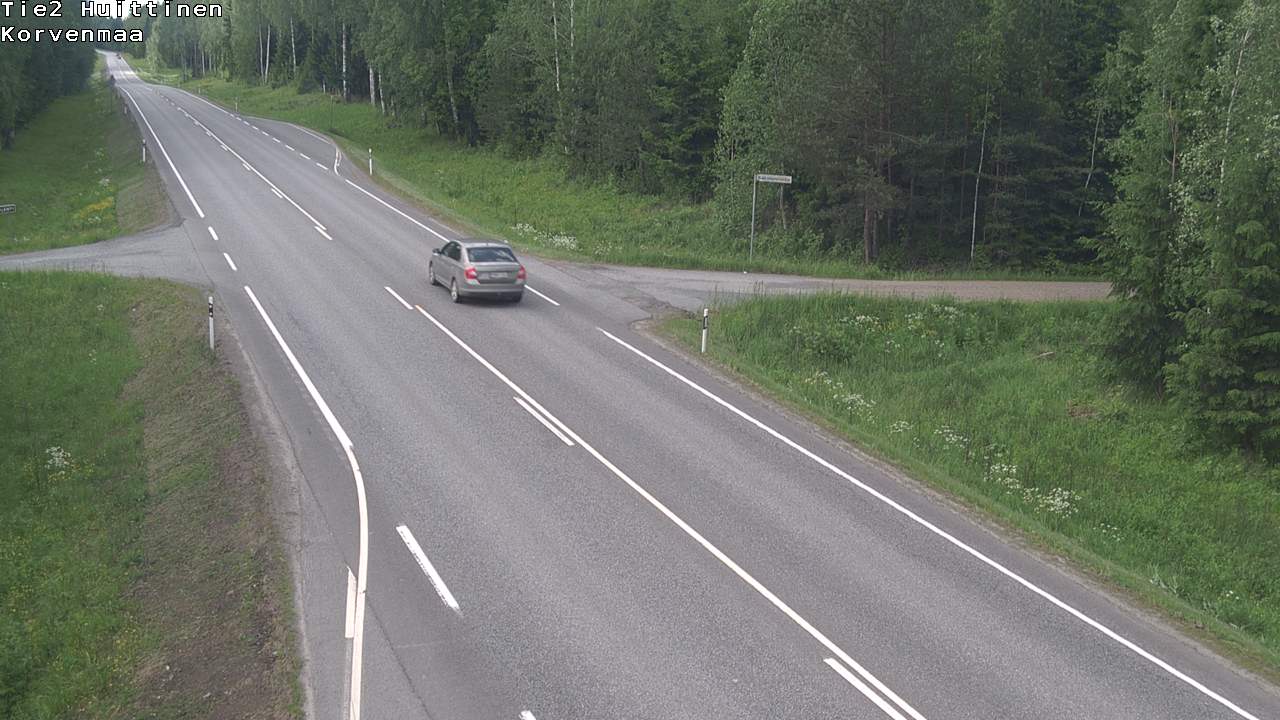Weather Camera Image Väg 2 Huittinen, Korvenmaa, Huittinen, Satakunta