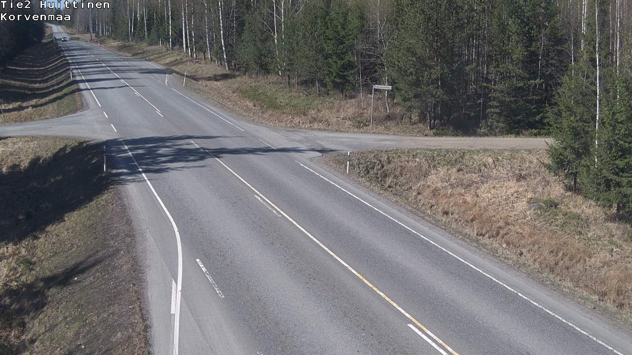 Weather Camera Image Road 2 Huittinen, Korvenmaa, Huittinen, Satakunta