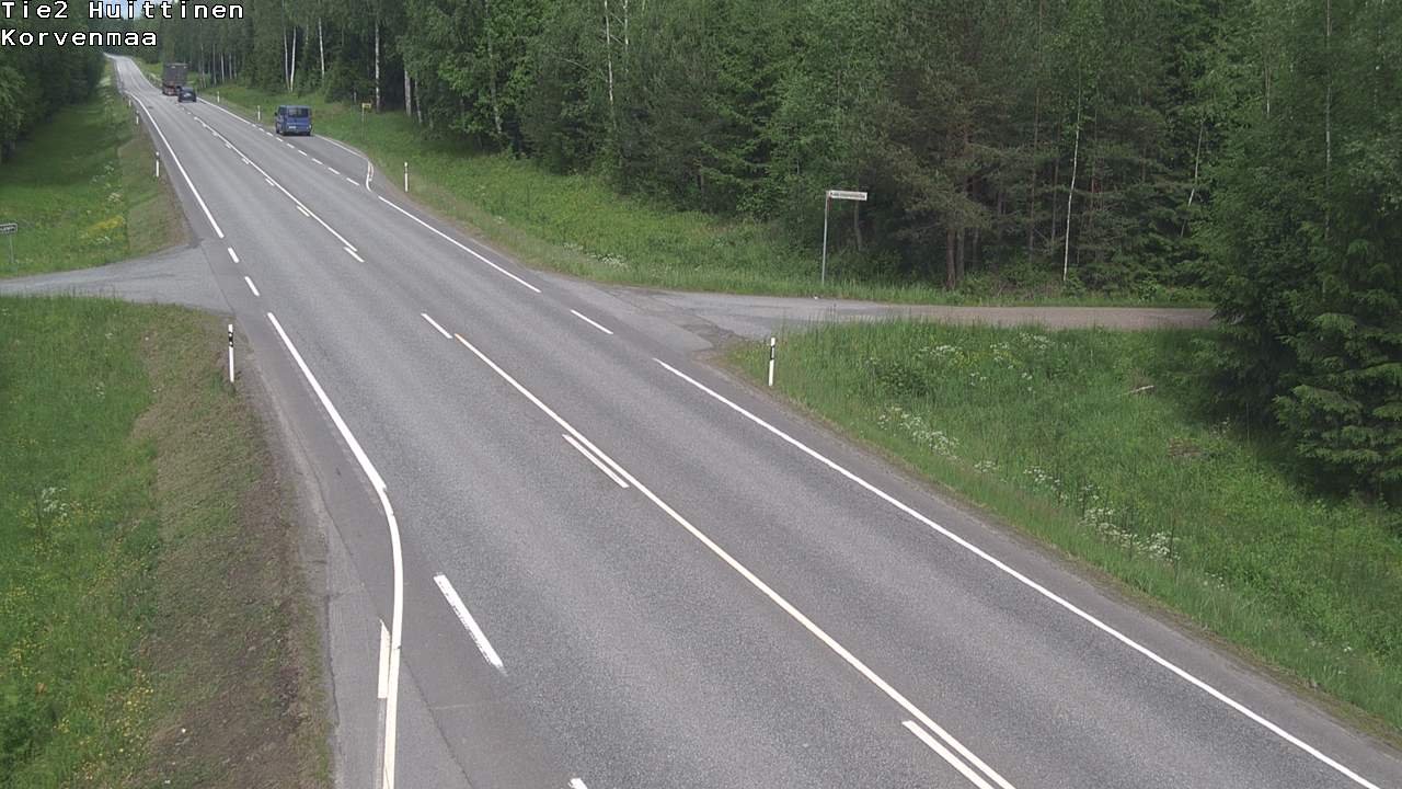 Weather Camera Image Road 2 Huittinen, Korvenmaa, Huittinen, Satakunta