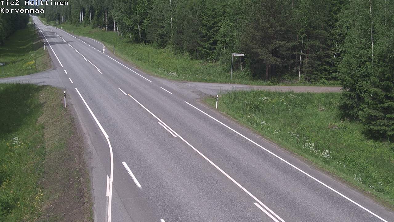Weather Camera Image Road 2 Huittinen, Korvenmaa, Huittinen, Satakunta