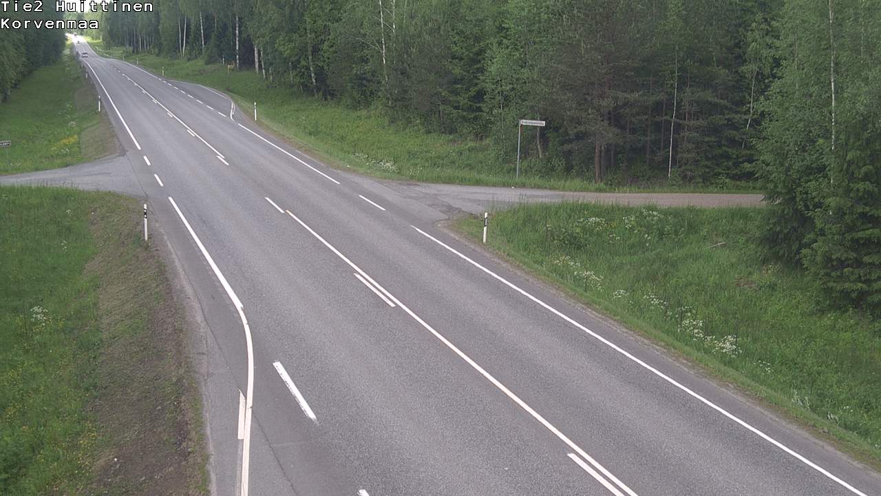 Weather Camera Image Väg 2 Huittinen, Korvenmaa, Huittinen, Satakunta